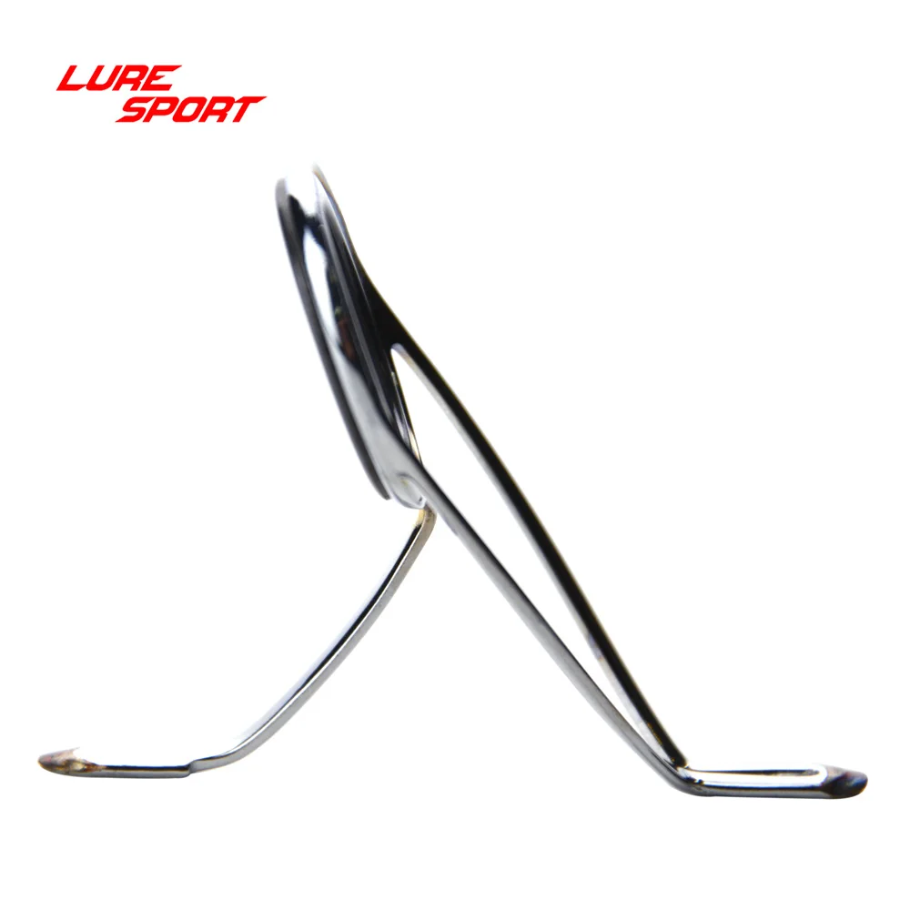 LureSport KW 10 шт. направляющая Серебряная стальная рама черное кольцо для карпа