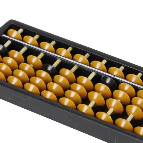 1 шт. пластик Abacus арифметический расчетный инструмент 15/17 цифр отличный