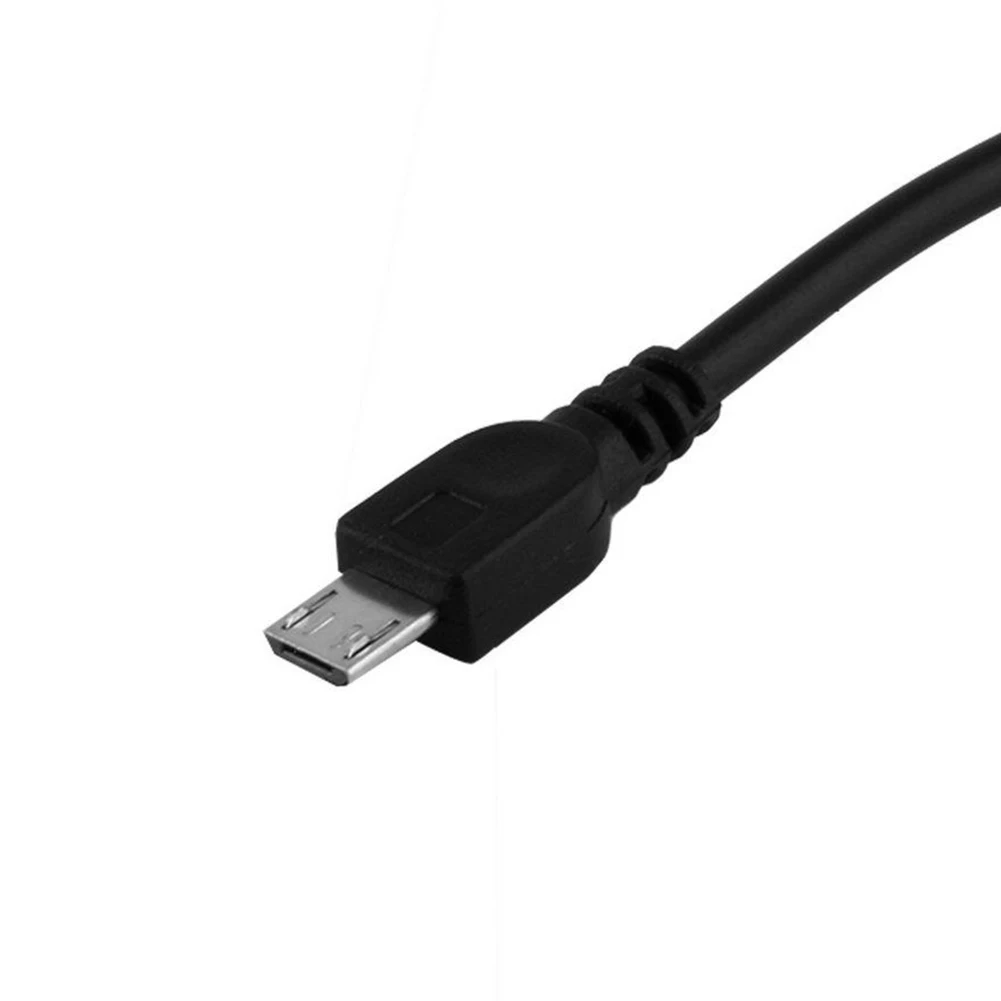 1 шт. портативный черный OTG Кабель-адаптер Plug &amp Play USB 2 0 Женский микро Мужской