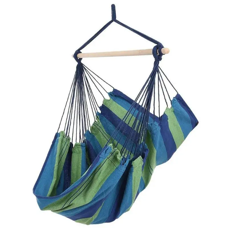 

Outdoor Garden Hammock for Adults Kids Chair Hanging Chair Swing Hammock With 2 Pillows Swing Chairs