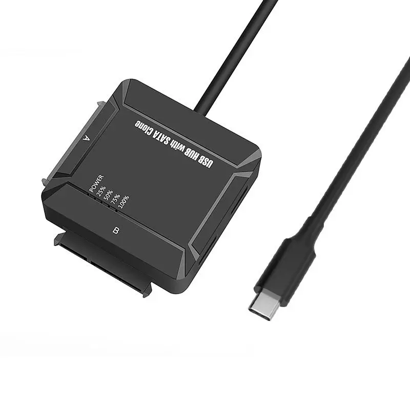 AABB-Ult-Best Usb 3 1 к Sata адаптер Dual Sataiii 0 клонирование функция копирования кабель Type-C Hdd