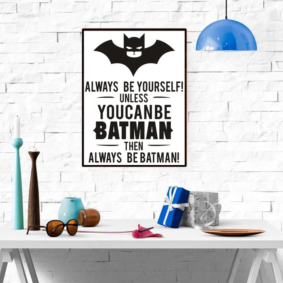 Marvel современная простая мультяшная маска Бэтмена Английский алфавит детская