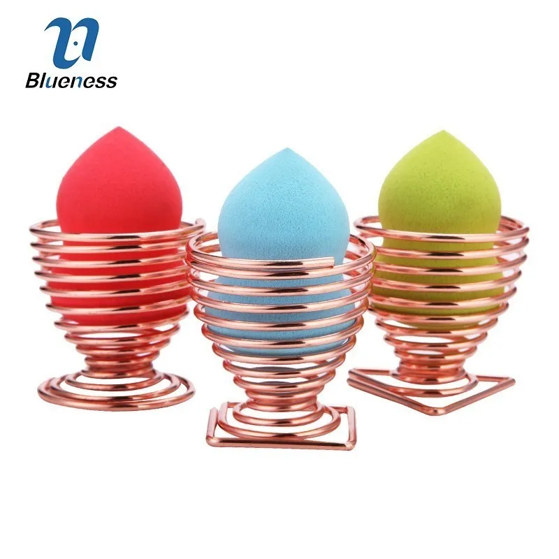 Blueness пуф для макияжа держатель Губка из бутылочной тыквы кисти 3 цветная губка