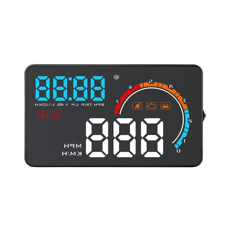 VODOOL Автомобильный дисплей на голову автомобильный HUD OBD2 + GPS система
