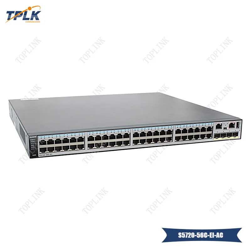 Хуа Вэй S5720 56C EI AC 598 Гбит/с/5 98 Tbps переключатель 48 10/100/1000base t Ethernet порты 4 10G SFP +