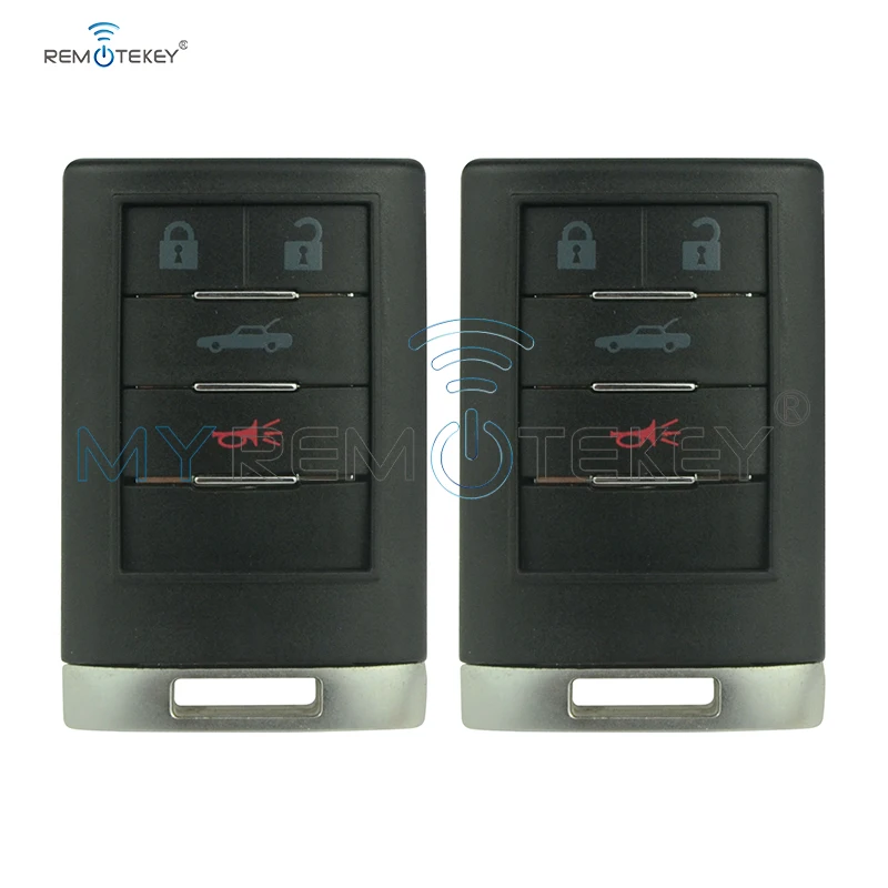 Чехол для ключей Remtekey 2 шт. 4 кнопки Chevrolet Corvette 2009 2010 2011 2012 смарт брелок|Ключ от авто|