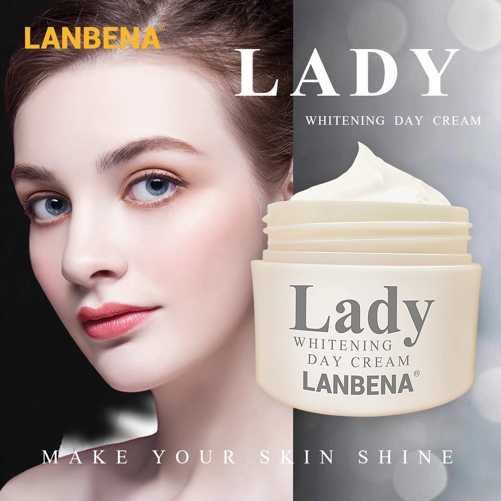 Купить 3 получить 1 подарок Lanbena отбеливающий увлажняющий крем для лица