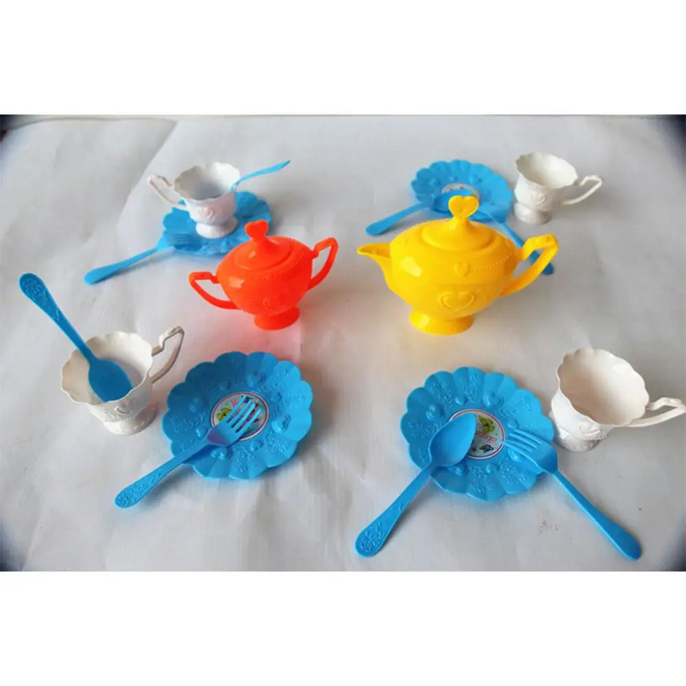

RCtown 20Pcs Kids Play Home Simulate Kitchen Teaware Toys Set