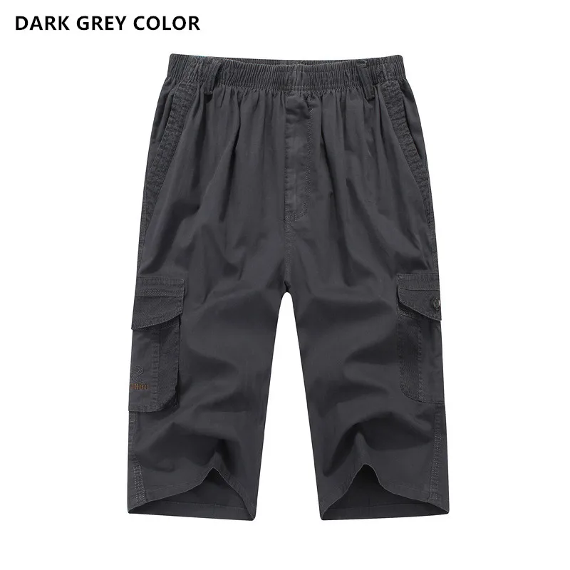 Брюки карго шорты для мужчин Modis летний спортивный хлопчатобумажный комплект