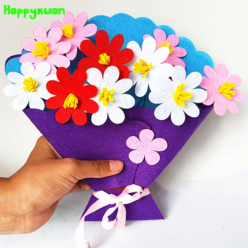Happyxuan 5 шт. дети самодельный букет Цветочные наборы ручной работы книги по