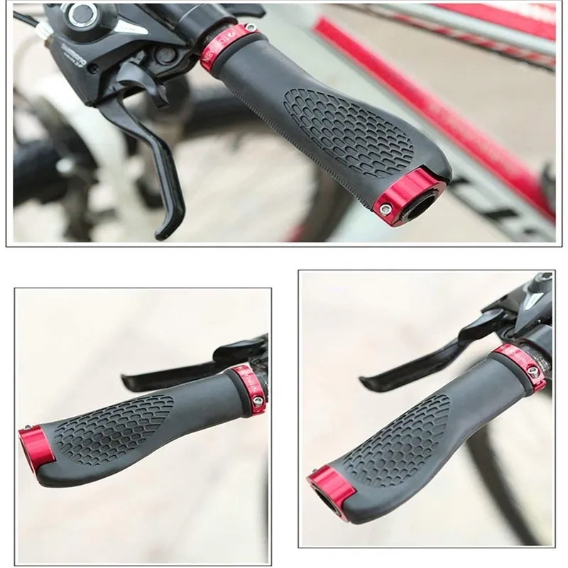 MTB велосипед ручки руля Нескользящие резиновые эргономичные горные для