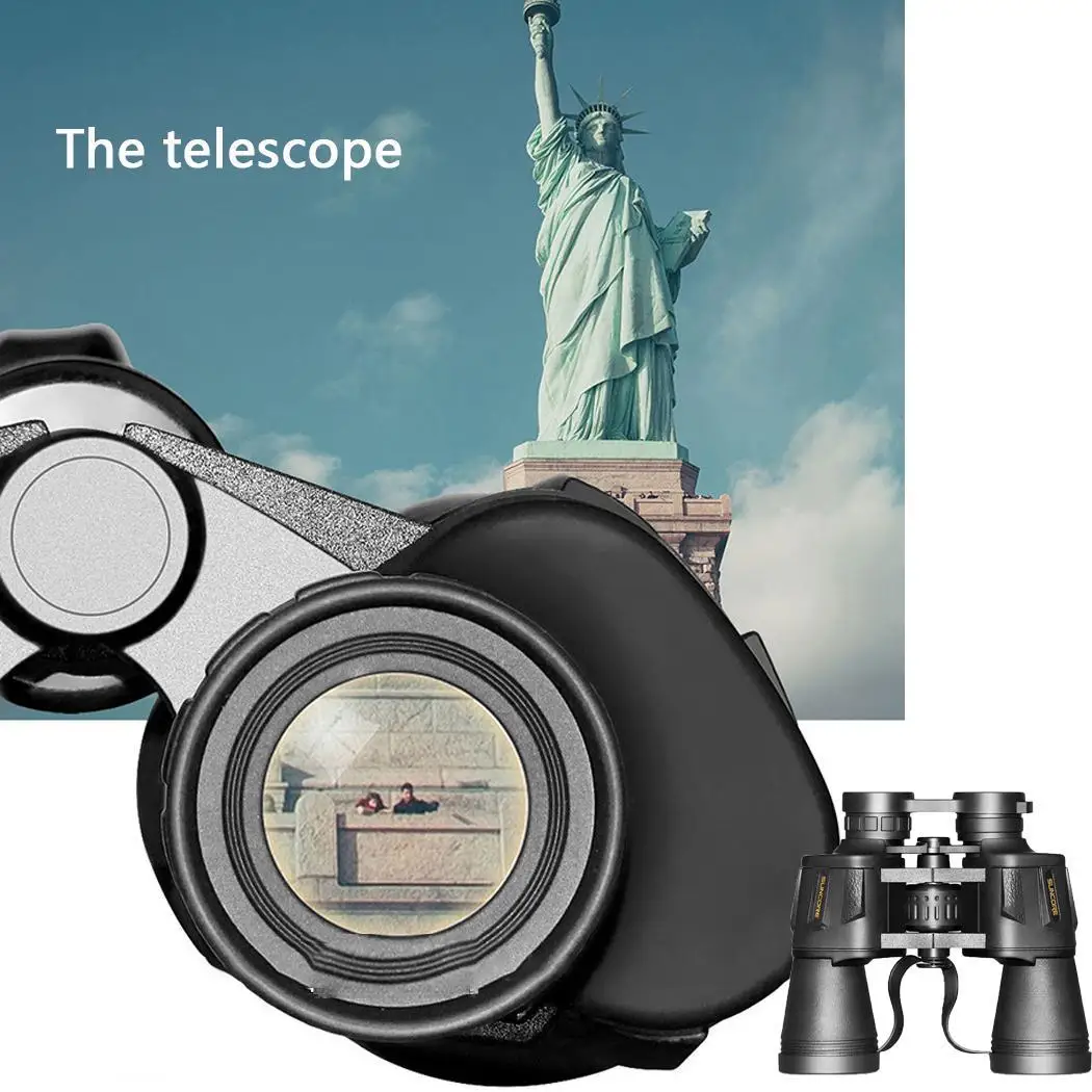 Binoculars Activities Unisex Outdoor Waterproof Portable resistant fog Black Telescope Professional stylish practical | Инструменты