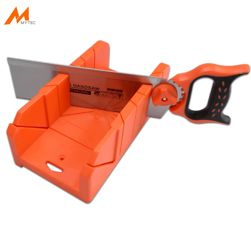 New 14" Plastic Mitre Box with 12" Back Saw Woodworking Clam