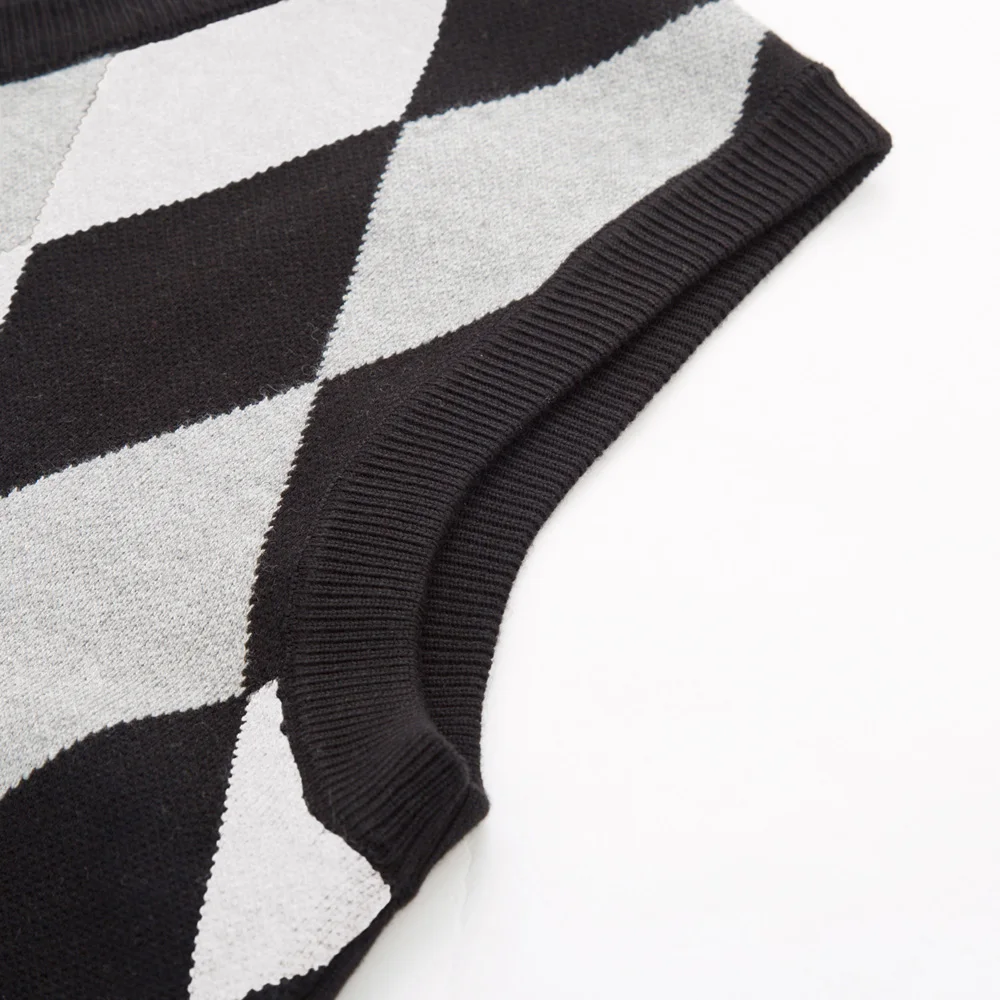 Новый мужской кардиган без рукавов с v образным вырезом вязаный жилет свитер