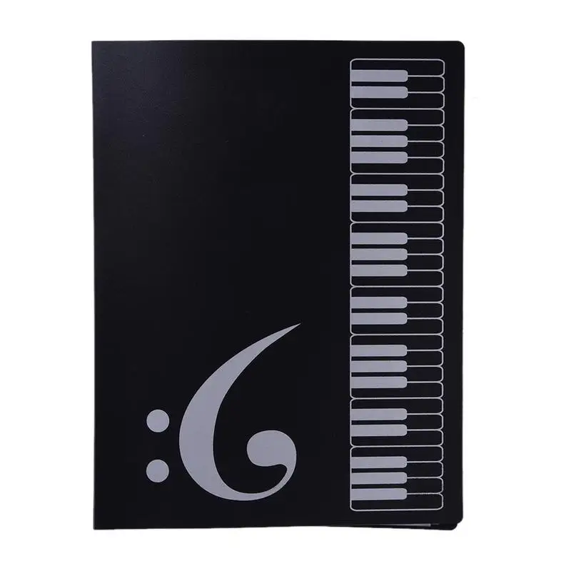 40 листов вставляемый файл папка для документов формата А4 страниц музыкальная