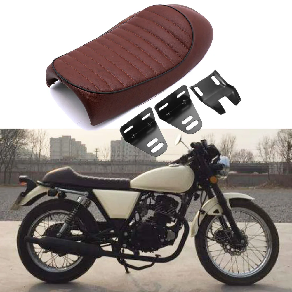 Винтажная подседельная подушка для сидения мотоцикла кафе CB CL SR XJ GS GN KZ модели CG125