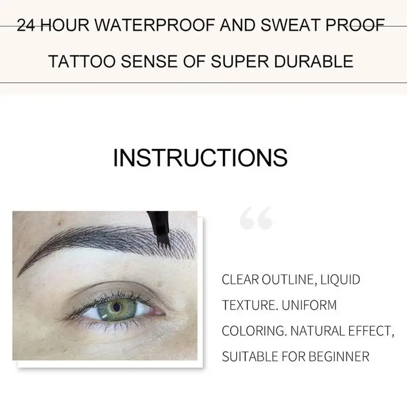 Карандаш для бровей двойной карандаш водонепроницаемый и Sweatproof косметика глаз