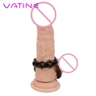 VATINE кольцо на пенис для задержки эякуляции секс-игрушки для мужчин Мужская мастурбация мужское устройство верности кольцо на пенис