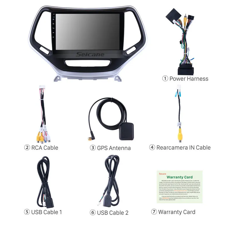 Seicane 10 1 дюймов Android 8 Автомобильный GPS навигатор головное устройство плеер для 2016