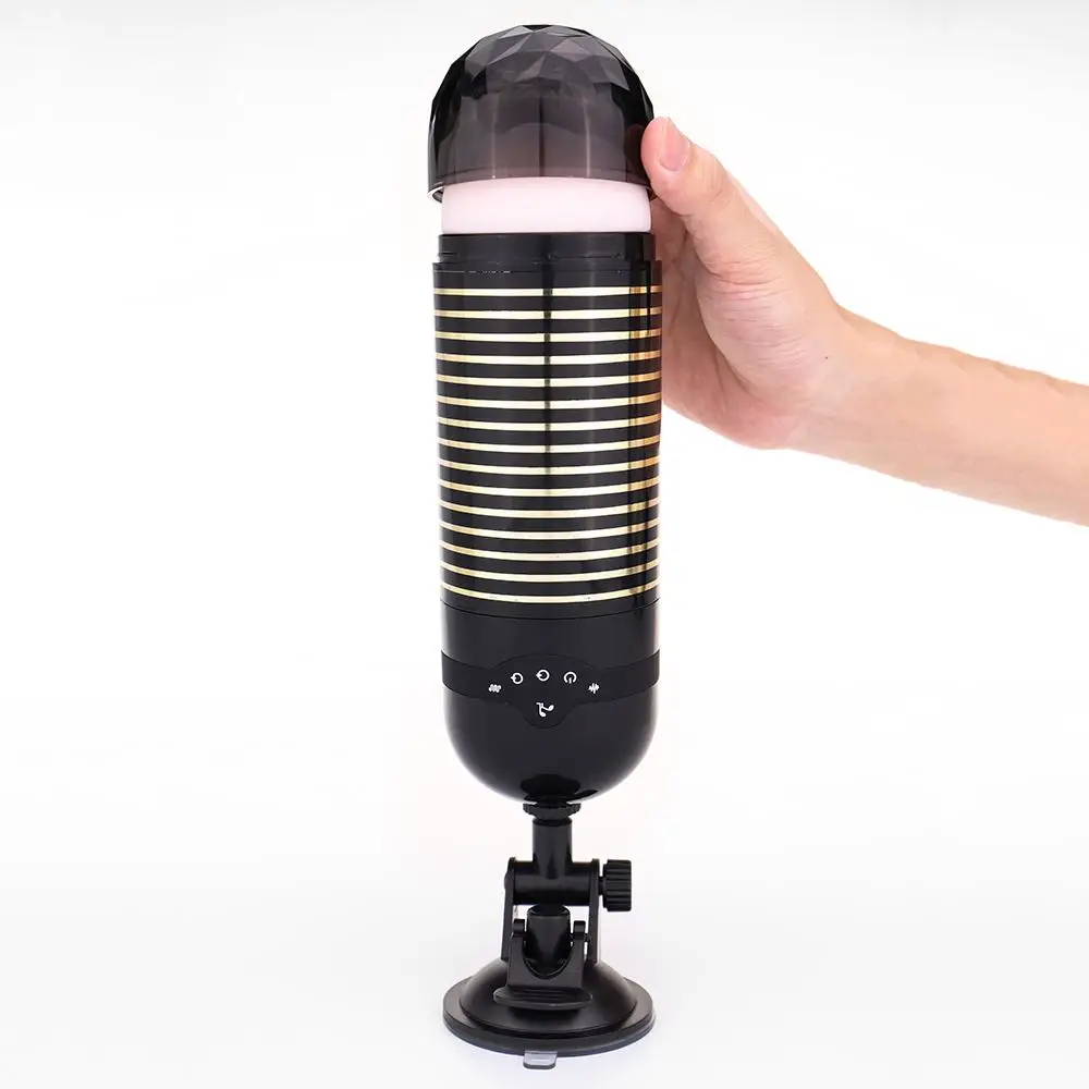 Meselo перезаряжаемые Мужской мастурбатор Сильный присоске Intelligent Real Voice