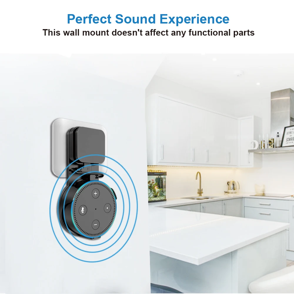 Настенное крепление на выходе для Amazon Echo Dot 2nd Gen защитный кронштейн кабеля