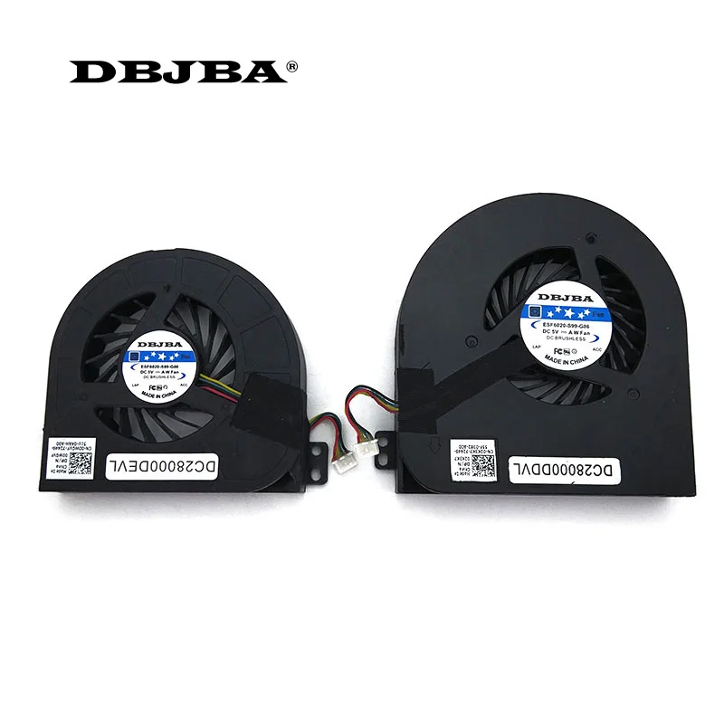 Видео вентилятор для DELL Precision M4800 ноутбука BATA0715R5ML PN01 DC28000DEVL 00WGVF BATA0815R5H PN02 DC28000DDVL 02K3K7