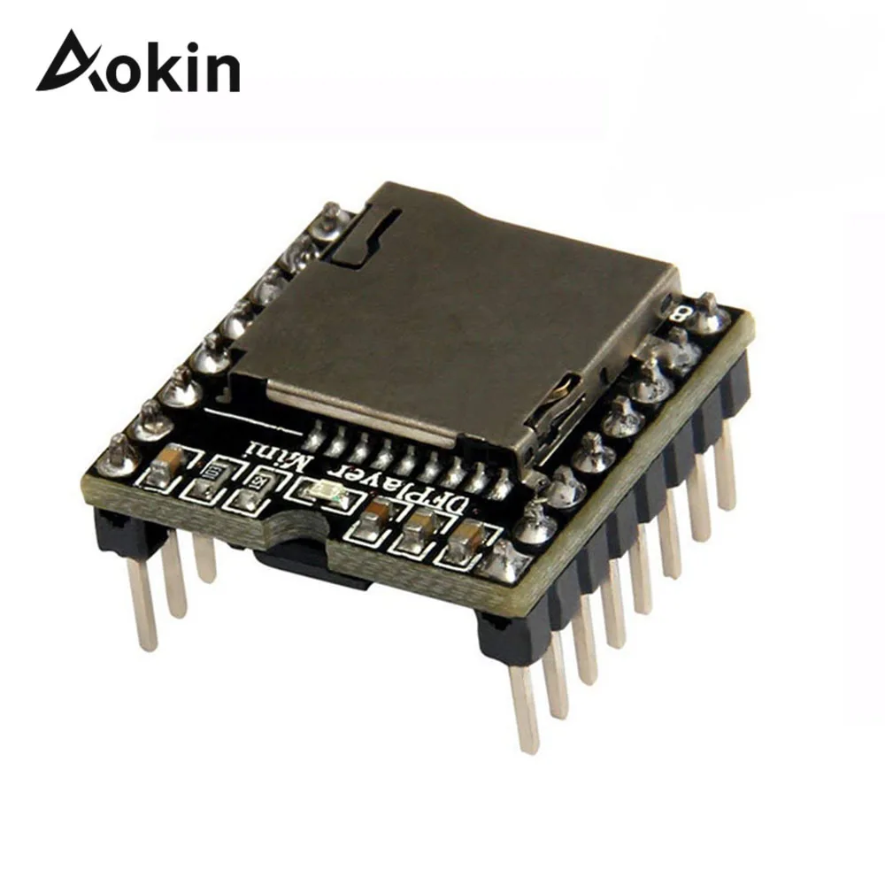 Мини модуль MP3 плеера для Arduino TF карты U диска мини mp3 плеер аудио голосовой плата
