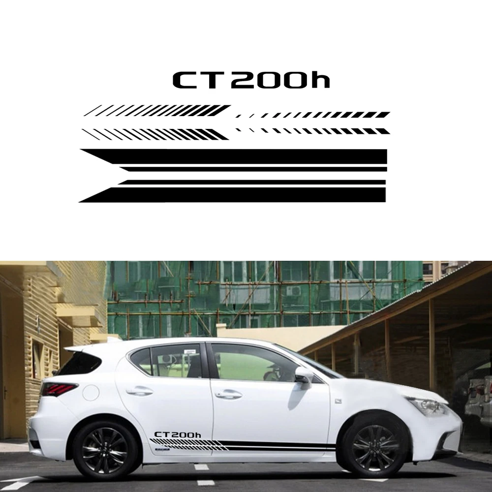 Боковая наклейка на кузов автомобиля наклейки для Lexus CT200h Hatchback Sedan автомобильные