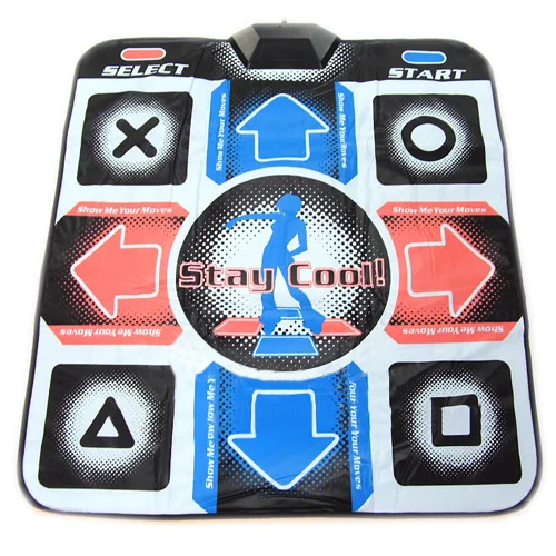 

OSTENT USB RCA Non-Slip Dancing Step Dance Mat Pad for PC TV AV Video Game