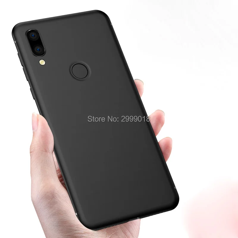 Чехол для Huawei P smart 2019 роскошный мягкий матовый силиконовый бампер TUP полная