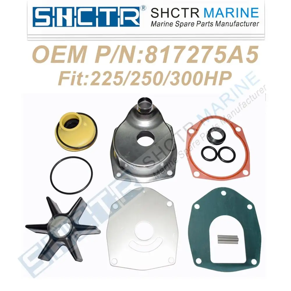 SHCTR Water Pump Repair Kit for 817275A5,225/250/300HP
