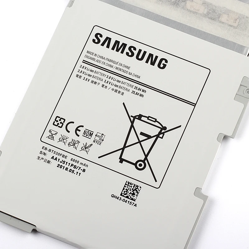 Оригинальный Samsung Высокое качество EB-BT530FBE батарея для GALAXY Tab4 Tab 4 SM-T530 T531 T535 T533 T537