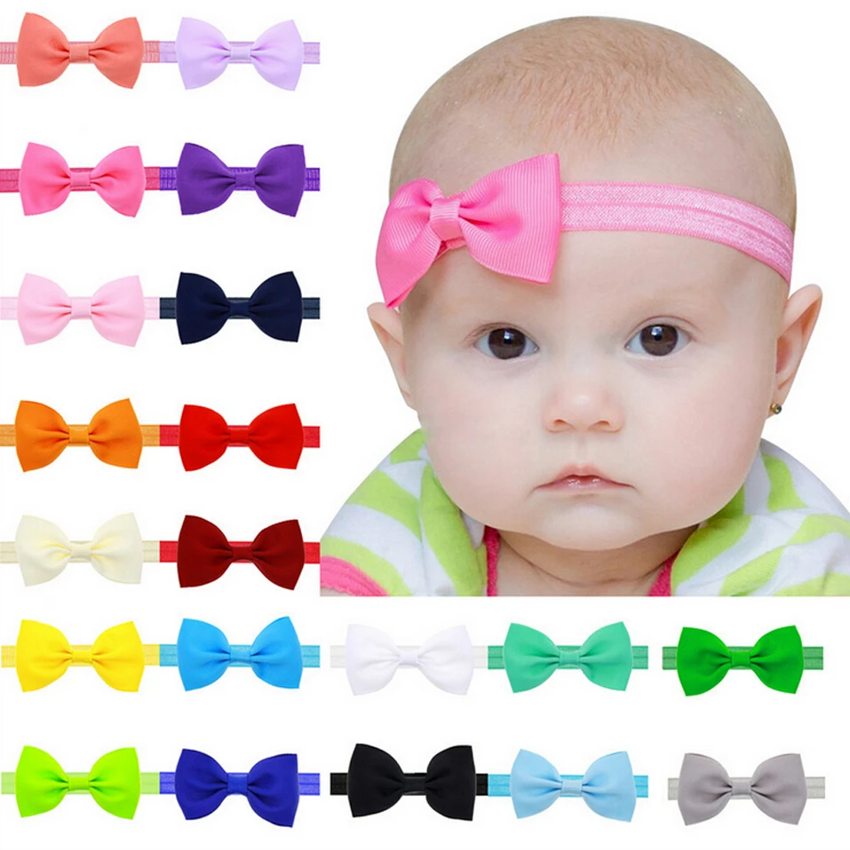 

Повязка на голову с бантом для новорожденных девочек, головные повязки фото-реквизит