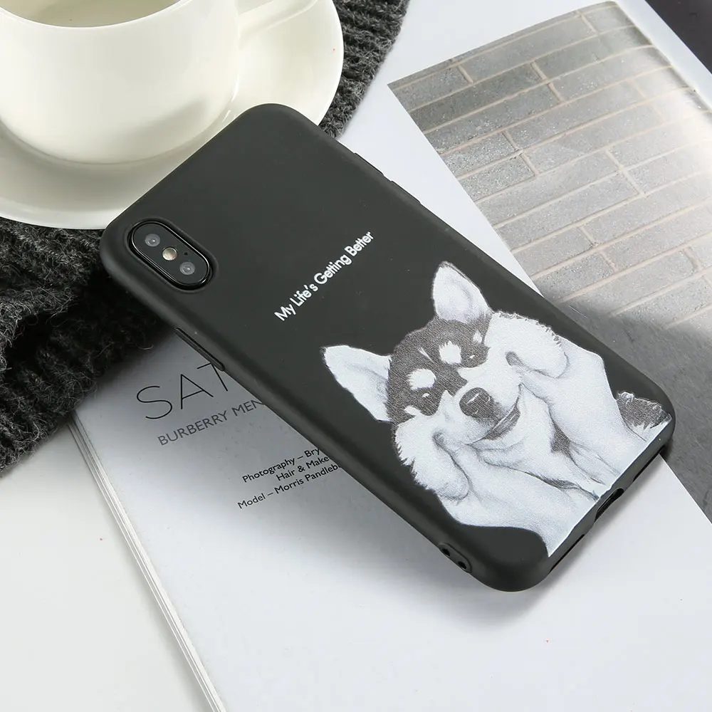KISSCASE звезда рельефный чехол для samsung Galaxy S9 S8 плюс S7 край милый рисунок Крышка Note 9 8