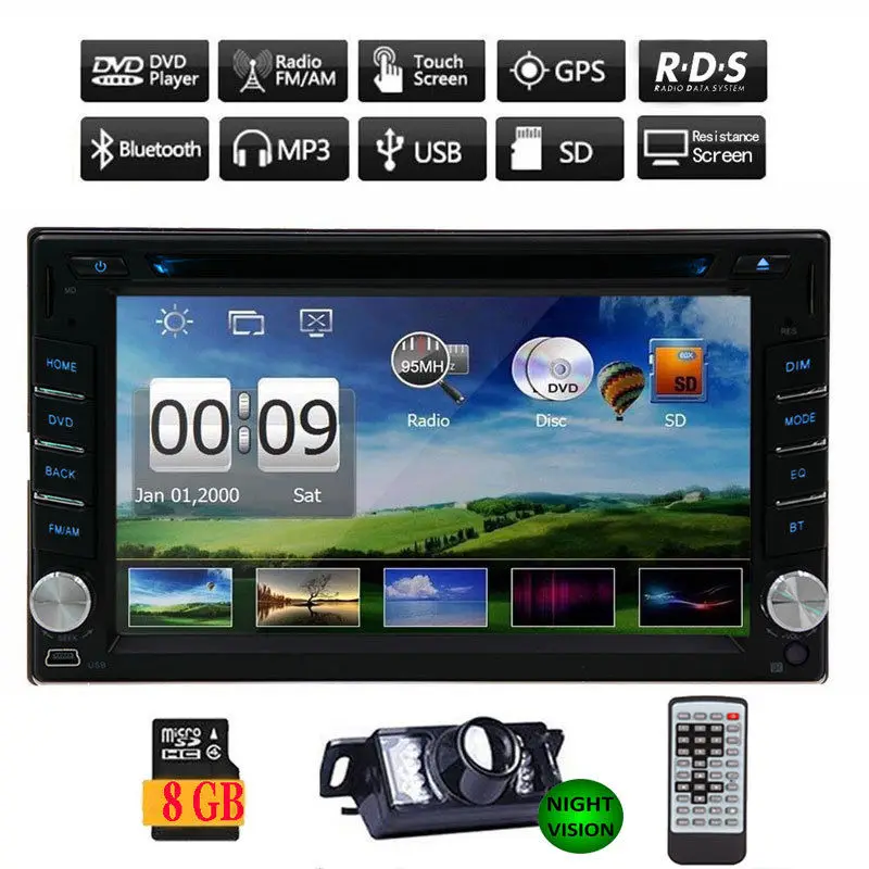 Автомобильный приемник с dvd-проигрывателем Мультимедиа gps авто радио электроника