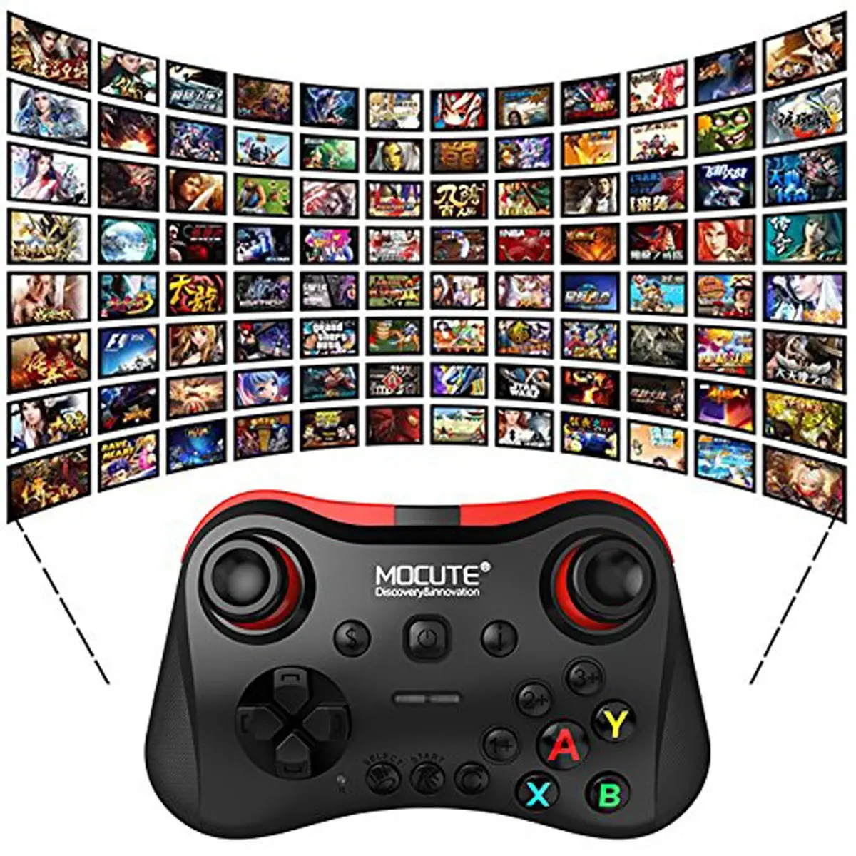 MOCUTE 056 Bluetooth геймпад Android беспроводной джойстик Vr контроллер мобильный для Pubg