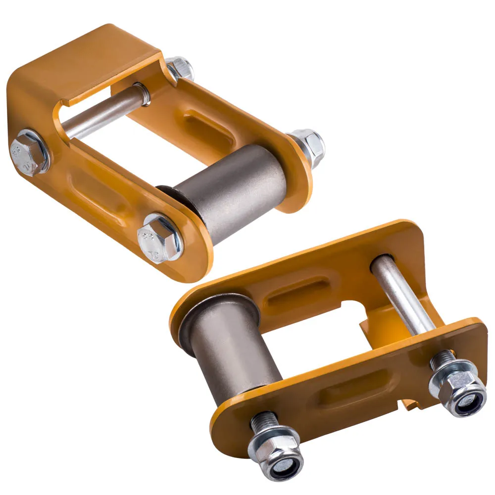 

Top Rear Leaf Spring Shackle Kit S-10 S-15 Sonoma Bravada Blazer S10 Jimmy (Pair)
