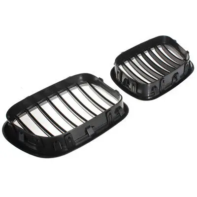 2x Черная передняя Центр решетка для Bmw X5 E53 99 03 замена гриль kidney Hood|Передние и