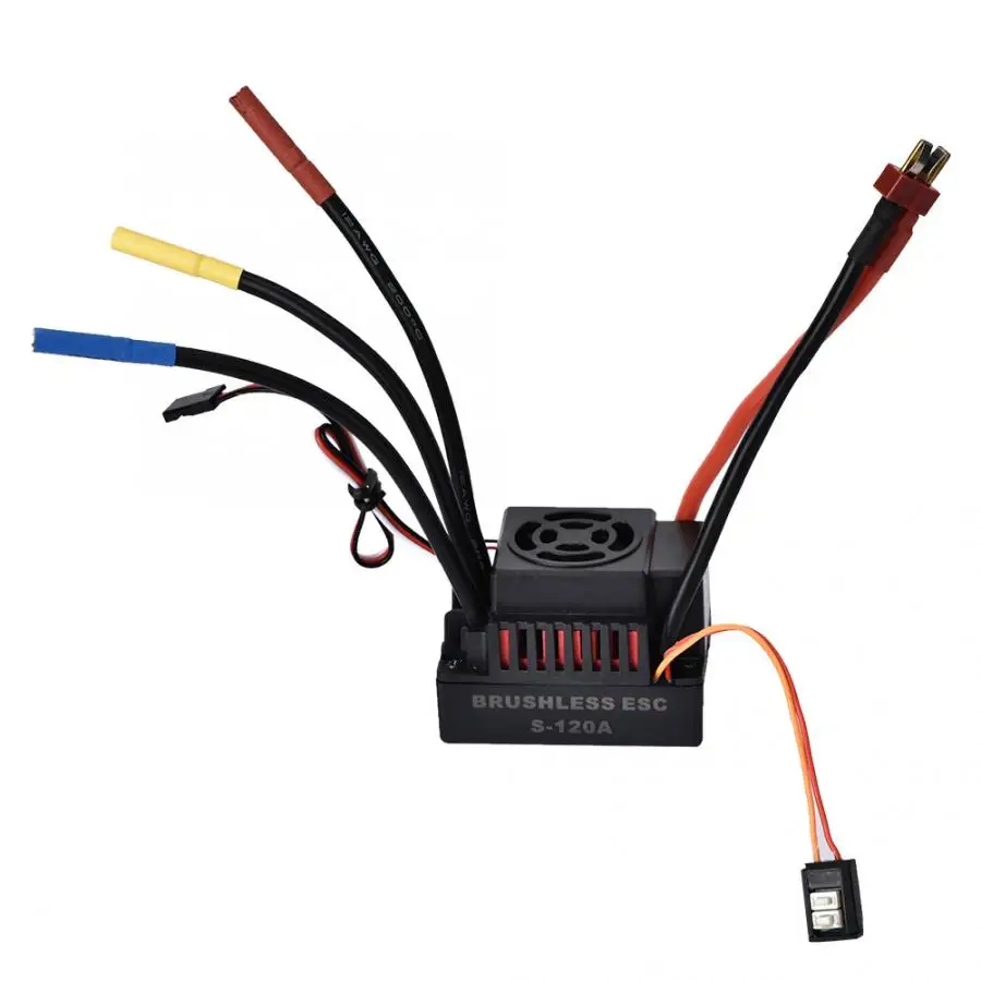 T plug 6 1 V/3A 120A водонепроницаемый бесщеточный Электрический регулятор скорости ESC