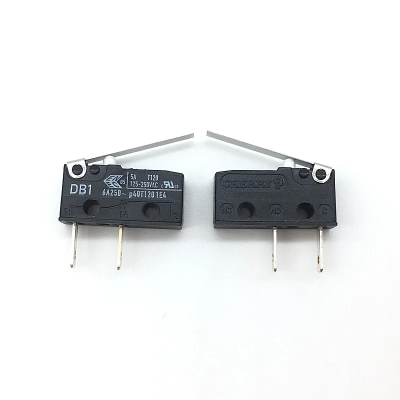 Вишневый микро переключатель DB1 5 шт. концевой 6A250V с прямой ручкой постоянной