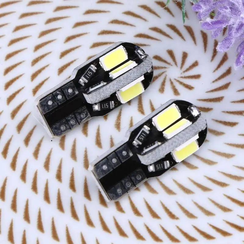 2 шт. T10 8SMD 5730 Автомобильная интерьерная лампа автомобильная для чтения крыши