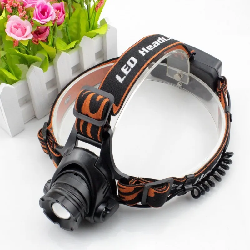 Светодиодный налобный фонарь YUPARD XM-L T6 фонарик 18650 с аккумулятором перезаряжаемый