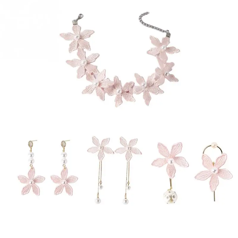 Women Beautiful Simple Faux Pearl Flower Ornaments | Украшения и аксессуары