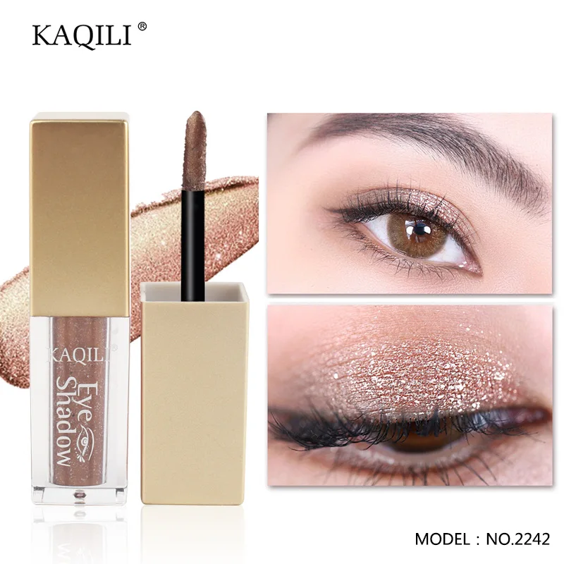 Перекрестный макияж колли бриллиант жидкие тени для век цвет сверкающая вода