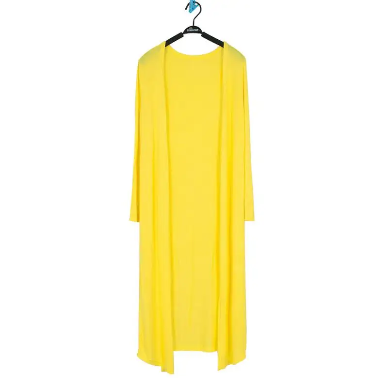 Women's Casual Long Modal Cotton Sweater Cardigan Soft Comfortable Strong Dangling Simple Solid Free Size Loose Thin |