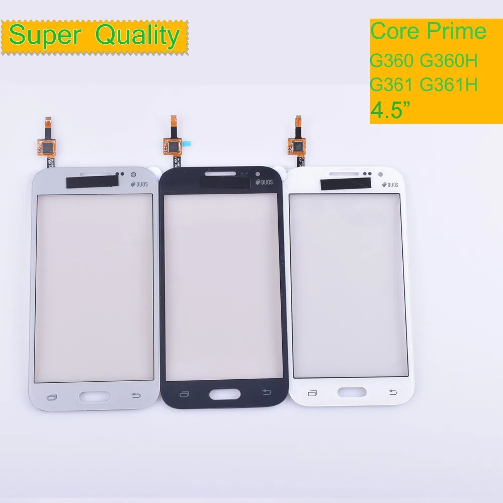 50 шт./лот для Samsung Galaxy Core Prime G360 G360H G361 G361F G361H сенсорная панель датчик дигитайзер