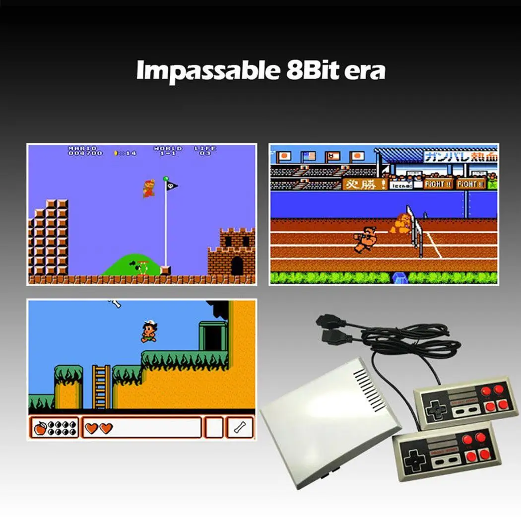 620 игр в 1 Классический ретро ABS ТВ игровые NTSC Мини AV выход игры двойной проводной