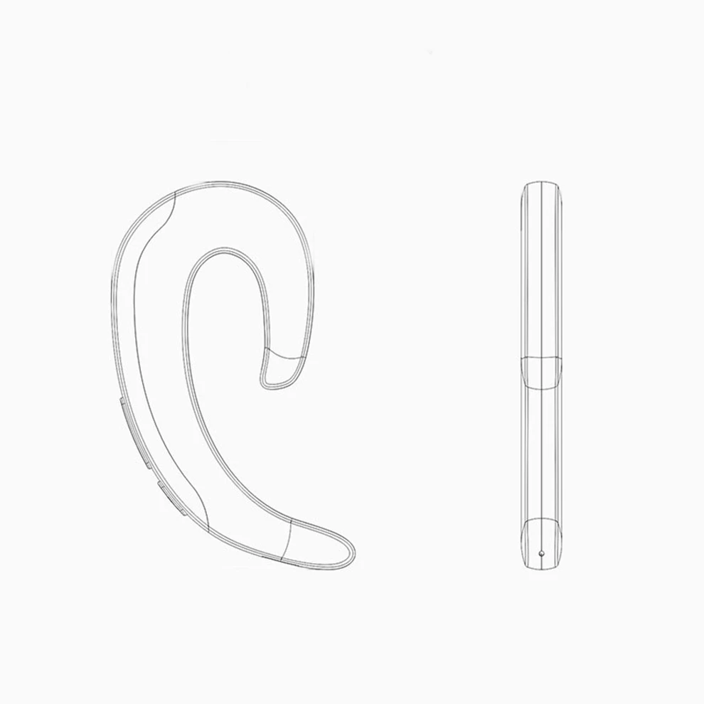 Беспроводные наушники для телефона с костной проводимостью Bluetooth 4 2 спортивные