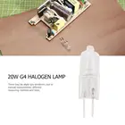 1x качественная галогенная лампа G4 12 в 360 Тип луча JC G4 галогенные лампы с регулируемой яркостью 20 Вт прозрачная каждая лампа с внутренней коробкой RA100 с регулируемой яркостью