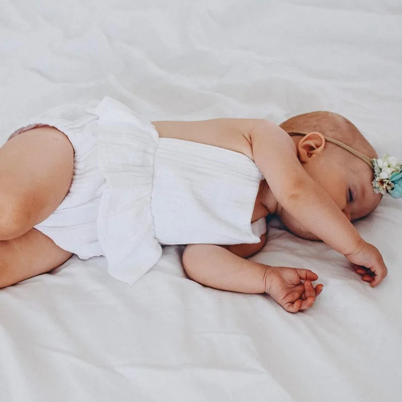 Модный летний новый комбинезон для девочек Повседневный Детский принцессы с